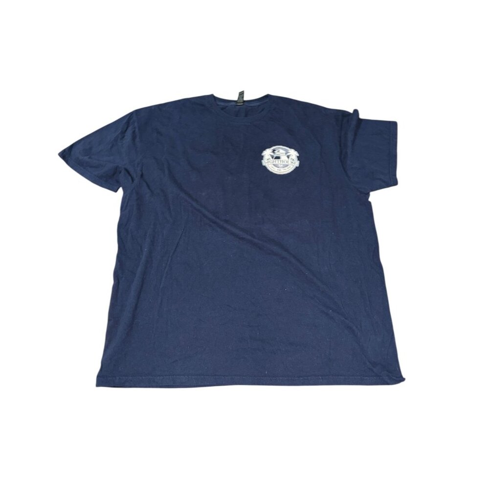 2XL Blue Lighthouse Grill and TIki Bar Tee